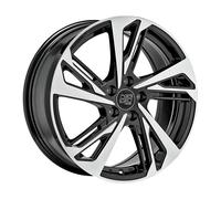 CERCHIO IN LEGA MSW MSW 60 PER KIA CARENS 7.5X18 5X114.3 GLOSS BLACK FULL POLIS
