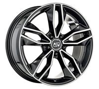 Cerchio in Lega MSW 71 in 8,5x19 ET47 PCD 5x114,3 Gloss Dark Grey Full Polished