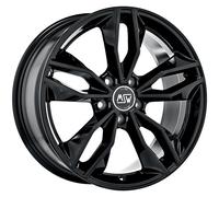 CERCHIO IN LEGA MSW MSW 71 PER SKODA OCTAVIA SCOUT 8.5X19 5X112 GLOSS BLACK JOT