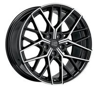 CERCHIO IN LEGA MSW MSW 74 PER AUDI Q2 8,5X20 5X112 GLOSS BLACK FULL POLISH DXN