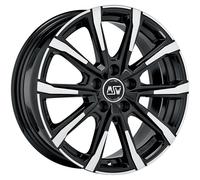 CERCHIO IN LEGA MSW MSW 79 PER SKODA OCTAVIA RS 7X17 5X112 GLOSS BLACK FULL ZII