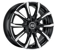 CERCHIO IN LEGA MSW MSW 79 PER VOLKSWAGEN BORA 6,5X16 5X100 GLOSS BLACK FULL PO