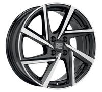 Cerchio in Lega MSW 80-4 in 7x17 ET20 Foratura 4x108 Gloss Black Full Polished