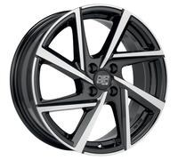 CERCHIO IN LEGA MSW MSW 80-4 PER OPEL ASTRA 6.5X16 4X100 GLOSS BLACK FULL P ZSJ
