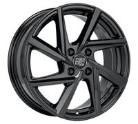 CERCHIO IN LEGA MSW MSW 80-4 PER FIAT PUNTO EVO 6X15 4X100 GLOSS BLACK YPL