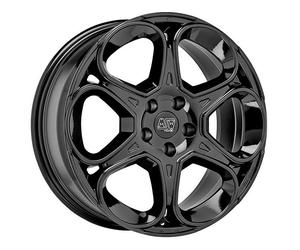 CERCHIO IN LEGA MSW MSW 83 PER NISSAN LEAF 7.5X18 5X114.3 GLOSS BLACK TG3