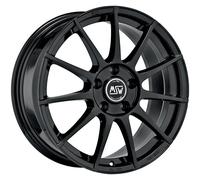 CERCHIO IN LEGA MSW MSW 85 PER DAIHATSU MATERIA 7X17 4X100 GLOSS BLACK RZ1