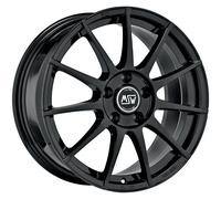 CERCHIO IN LEGA MSW MSW 85 PER FIAT QUBO 6X14 4X100 GLOSS BLACK 2PE