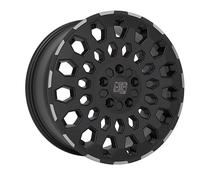 Cerchio in Lega MSW 99 Van 8x17 ET37 PCD 5x127 Colore Matt Black Lip Polished