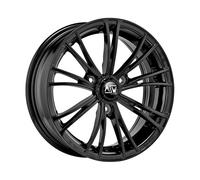 CERCHIO IN LEGA MSW X2 MSW PER SMART 5.5x15 3x112 GLOSS BLACK 1KT