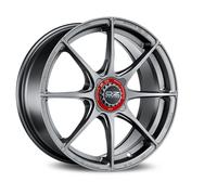 Cerchio in Lega OZ Formula HLT 4F in 7,5x17 ET42 PCD 4x100 Colore Grigio Corsa