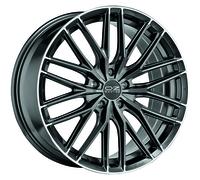 CERCHI IN LEGA OZ GRAN TURISMO HLT STAR GRAPHITE DIAMOND LIP 9,5x20 5x112,00 ET4