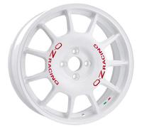 CERCHIO IN LEGA OZ Racing LEGGENDA PER FIAT ABARTH 7x17 4x100 RACE WHITE RE W8Q