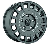 Cerchio in Lega OZ Rally Racing 7x17 ET30 4x100 Dark Graphite Silver Lettering