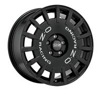 Cerchio in Lega OZ Rally Racing 8x17 ET35 PCD 5x100 Gloss Black Silver Lettering