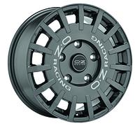 Cerchio in Lega OZ Rally Racing 7x17 ET30 4x100 Dark Graphite Silver Lettering