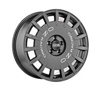 Cerchio in Lega OZ Rally Racing 7x17 ET30 4x100 Dark Graphite Silver Lettering