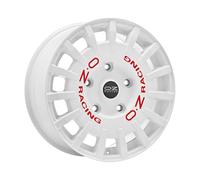 Cerchio in Lega OZ Rally Racing Van in 7,5x18 ET48 5x160 Race White Red Lett.