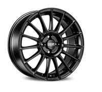 Cerchio in Lega OZ Superturismo LM 8,5x19 ET38 5x112 Matt Black Silver Lettering