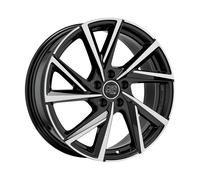 CERCHIO IN LEGA PER AUDI A1 7,0J17" 5X100 46 57,10 MSW MSW 80-5 GLOSS BLACK FULL