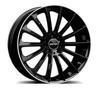CERCHIO IN LEGA GMP STELLAR PER SKODA SUPERB 8.5X20 5X112 BLACK DIAMOND LIP PUG