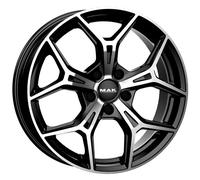 CERCHIO IN LEGA PER AUDI A6 7,5J17" 5X112 38 66,45 MAK EPICA BLACK MIRROR