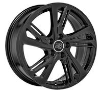 CERCHIO IN LEGA PER AUDI A6 7,5J17" 5X112 38 66,60 MSW MSW 60 GLOSS BLACK