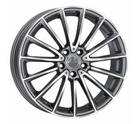CERCHIO IN LEGA PER AUDI A6 7,5J17" 5X112 40 66,60 MAK KOMET GUN MET-MIRROR FACE