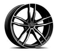 CERCHIO IN LEGA PER MERCEDES GLC 8,0J18" 5X112 30 66,60 GMP SWAN BLACK DIAMOND