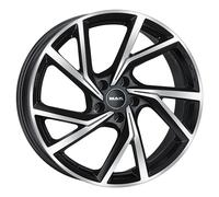 CERCHIO IN LEGA PER AUDI Q4 8,0J19" 5X112 30 76 MAK KASSEL BLACK MIRROR