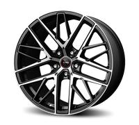 CERCHIO IN LEGA PER MERCEDES GLA 9,5J21" 5X112 25 66,60 MOMO RFX-01 NERO OPACO D