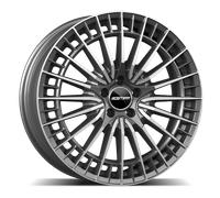 CERCHIO IN LEGA GMP QSTAR PER SEAT 8x18 5x112 ANTHRACITE DIAMOND ZBD