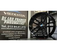 GMP Cerchio in lega Swan 8x19 5x120 ET30 BMW Serie 3 Berlina M-Performance xDrive Nero Lucido