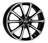 CERCHIO IN LEGA PER CITROEN C3 7,0J16" 4X108 42 65,10 MAK DAVINCI BLACK MIRROR