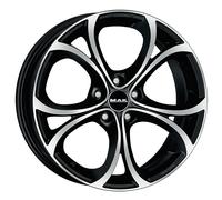 CERCHIO IN LEGA PER DS DS9 8,0J18" 5X110 34 65,10 MAK LARIO BLACK MIRROR