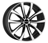 CERCHIO IN LEGA PER VOLVO V60 7,5J17" 5X108 35 72 MAK WOLF BLACK MIRROR