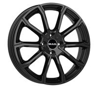 CERCHIO IN LEGA PER FIAT 500E 6,5J17" 4X98 41 58,10 MAK DAVINCI GLOSS BLACK