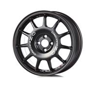 CERCHIO IN LEGA PER FIAT 600 7,0J17" 4X108 25 75 OZ LEGGENDA MATT BLACK WHITE LE