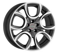 CERCHIO IN LEGA PER FIAT FIORINO 6,0J15" 4X98 35 58,10 MAK TORINO W GUN MET-MIRR
