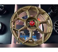 CERCHIO IN LEGA PER FIAT QUBO 7,0J18" 4X98 30 58,10 GMP RACEWAY ORO CORSA