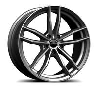CERCHIO IN LEGA PER FORD KUGA 7,5J17" 5X108 38 63,40 GMP SWAN GLOSSY ANTHRACITE