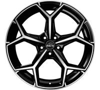CERCHIO IN LEGA PER FORD PUMA 8,5J20" 5X108 42 75 ANTERA A101 PIANO BLACK DIAMON