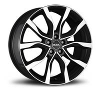CERCHIO IN LEGA PER HYUNDAI I20 8,0J18" 5X114,3 40 76 MAK HIGHLANDS BLACK MIRROR