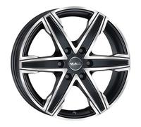 CERCHIO IN LEGA MAK KING6 PER TOYOTA HILUX 4WD M1 6.5X16 6X139,7 ICE BLACK 2XY