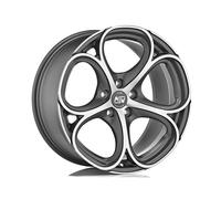 Cerchio in Lega MSW 82 in 9x20 ET31 Foratura 5x110 Matt Gun Metal Full Polished