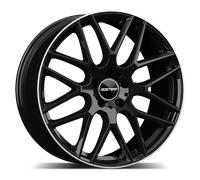 CERCHIO IN LEGA PER MERCEDES EQE 9,5J21" 5X112 33 66,60 GMP BERGHEM BLACK DIAMON