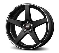 CERCHIO IN LEGA MOMO FIVE PER MINI COUNTRYMAN 8,5X19 5X112 MATT BLACK POLIS 1J4