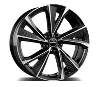 CERCHIO IN LEGA PER MERCEDES GLK 8,0J18" 5X112 45 66,50 GMP EVENTO BLACK DIAMOND