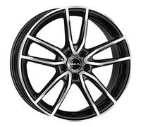 CERCHIO IN LEGA MAK EVO PER MERCEDES-BENZ CLASSE SLK 9X18 5X112 BLACK MIRROR PXX