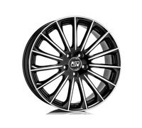 Cerchio in Lega MSW 30 in 8x18 ET30 Foratura 5x112 Gloss Black Full Polished
